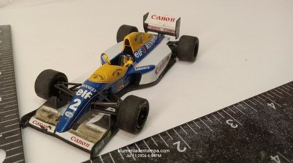 Onyx Williams-Renault FW-15 F1 Diecast Model Car 1/43 Scale #2 Canon Elf Livery